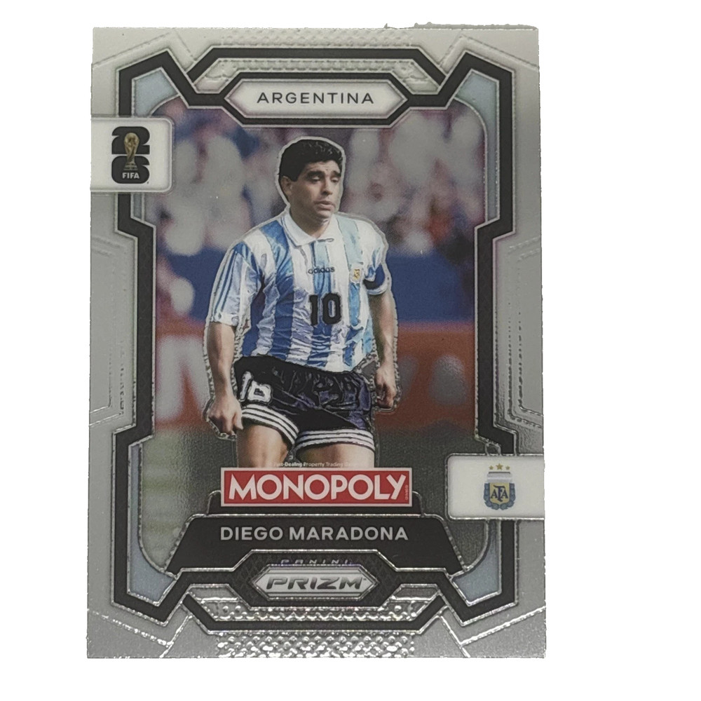 Diego Maradona 2026 Panini Prizm Monopoly FIFA World Cup #3 Argentina Hand God