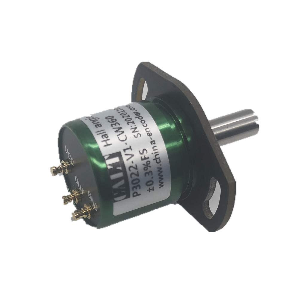 Hall Effect Potentiometer Angle Sensor 360 Measuring Range 05V Output 5V