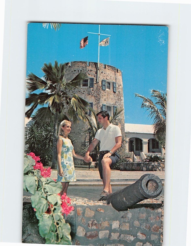 Postcard Bluebeards Castle Hotel St. Thomas Virgin Islands USA