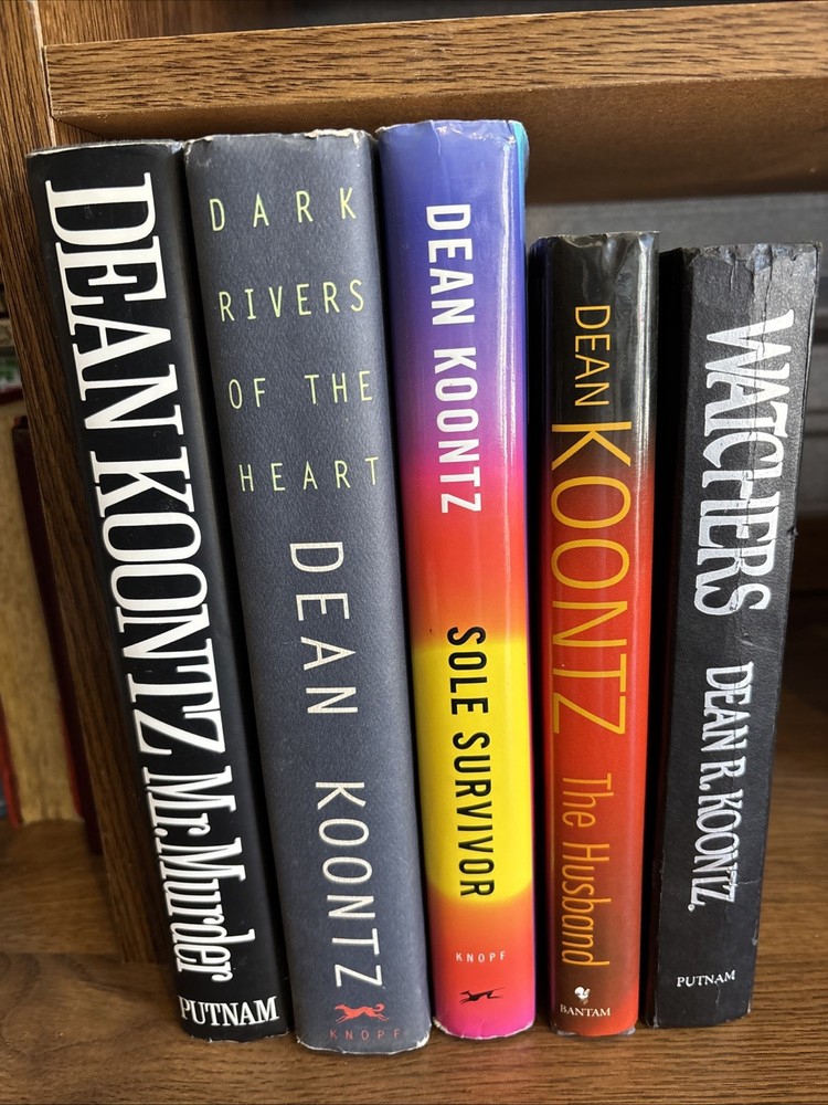 Dean Koontz Vintage Suspense Lot (5 Books) Watchers Mr Murder