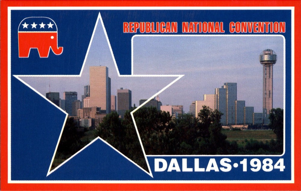 Republican National Convention ~ Dallas Texas 1984 ~ downtown view