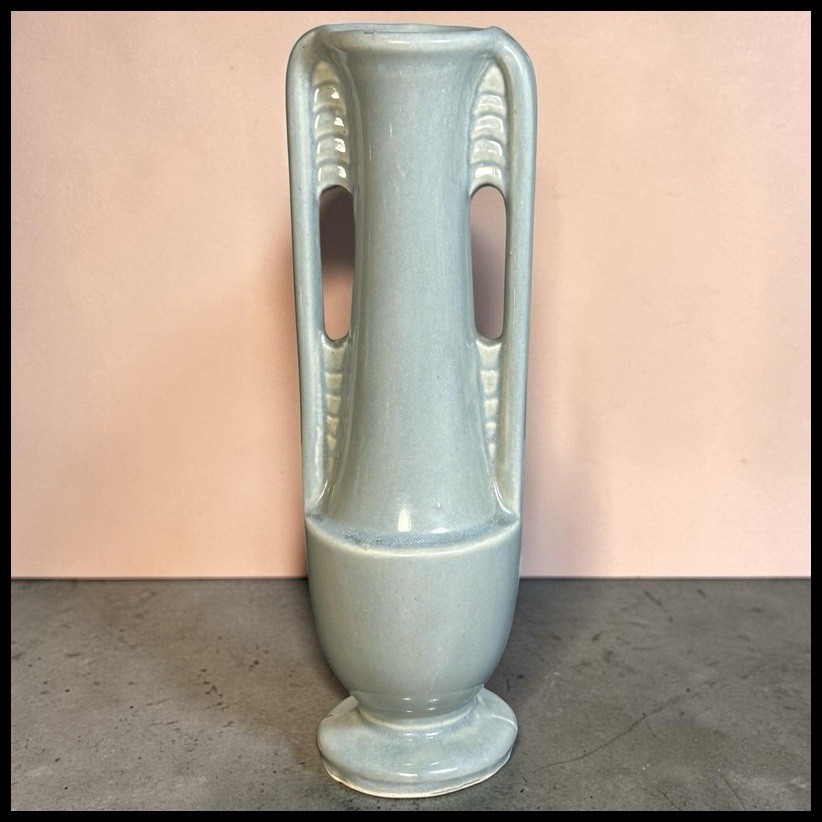 Antique Shawnee Pottery #1178 Gray Art Deco 8