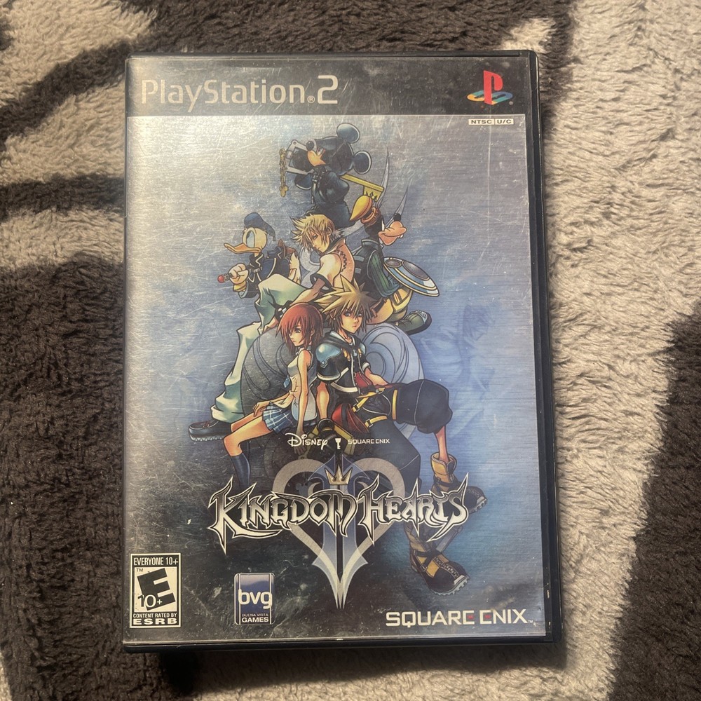 Kingdom Hearts II (PlayStation 2, PS2) Black Label CIB Complete w Reg & Tested