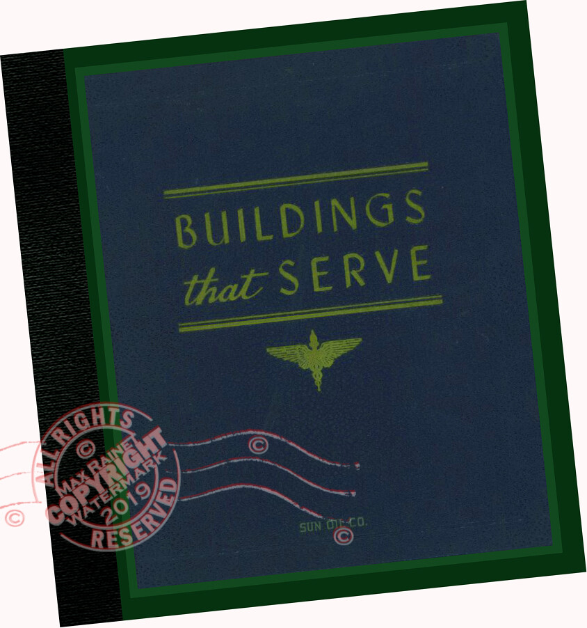 Sun Oil Co 1939 CATALOG Buildings That Serve Architects plans Gas Station SUNOCO