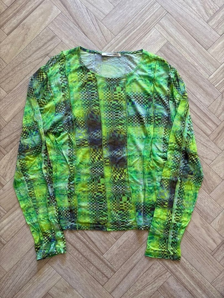 Paloma Wool Printed T Shirt SS21 Green Multicolor Size M Good condition