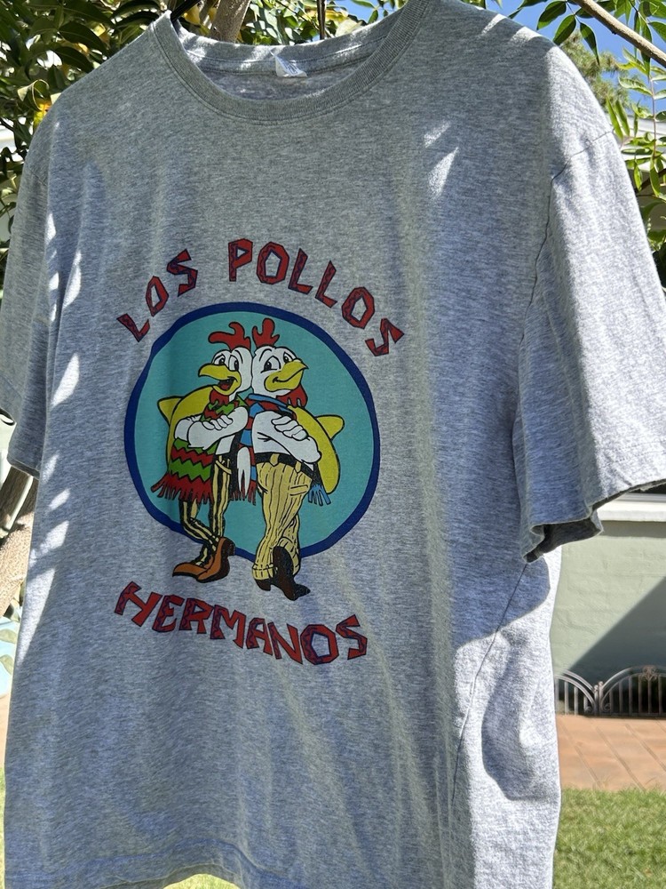 A Unique Creation Los Pollos Hermanos Breaking Bad Gray XXL Men's T-Shirt