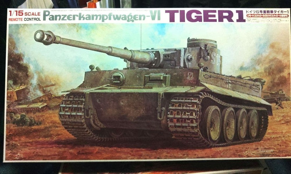 German No. 6 Heavy Tank Tiger 1 1/15 Scale Remote Control Plastic Model #ba880b