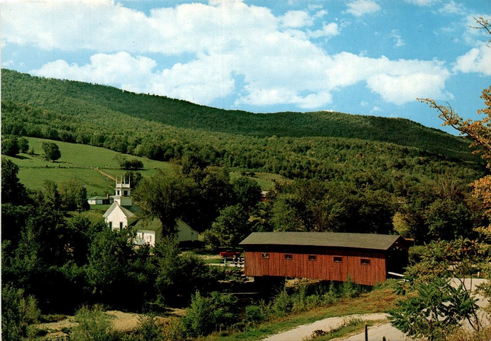 West Arlington, Vermont, Green Mountains, Battenkill River, William Postcard