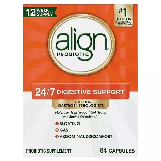 Align Daily Probiotic Supplement Capsules 84 Count Digestive System Support 2027