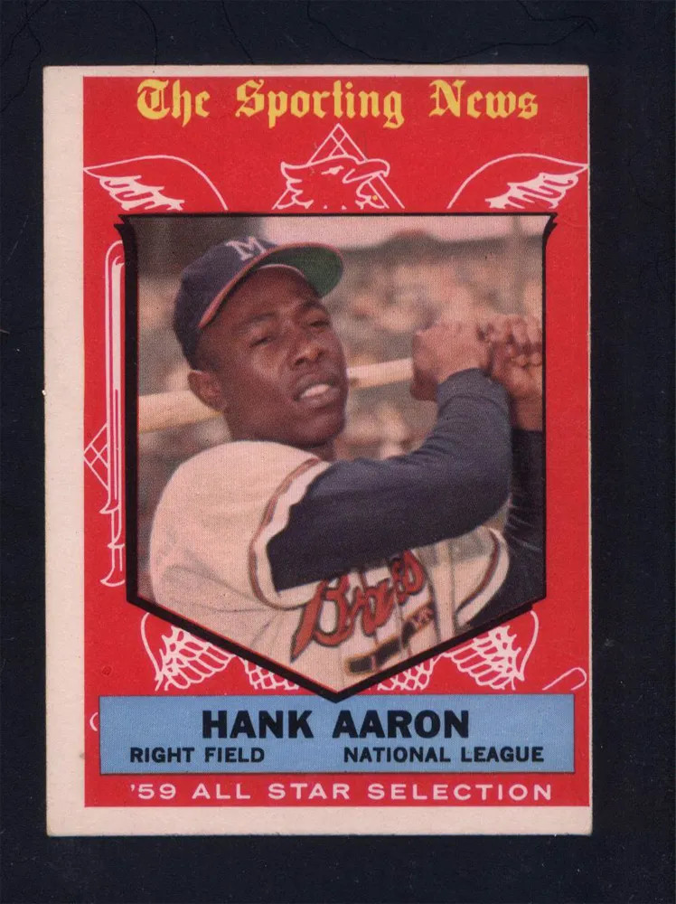 1959 Topps #561 Hank Aaron All-Star Braves (VG/EX) 012208
