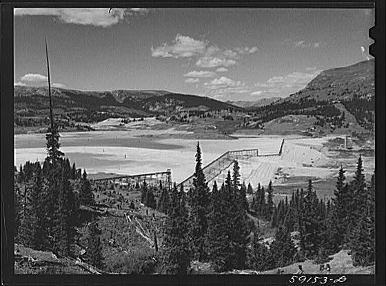 Photo:Residue from Molybdenum Company mine. Climax, Colorado]