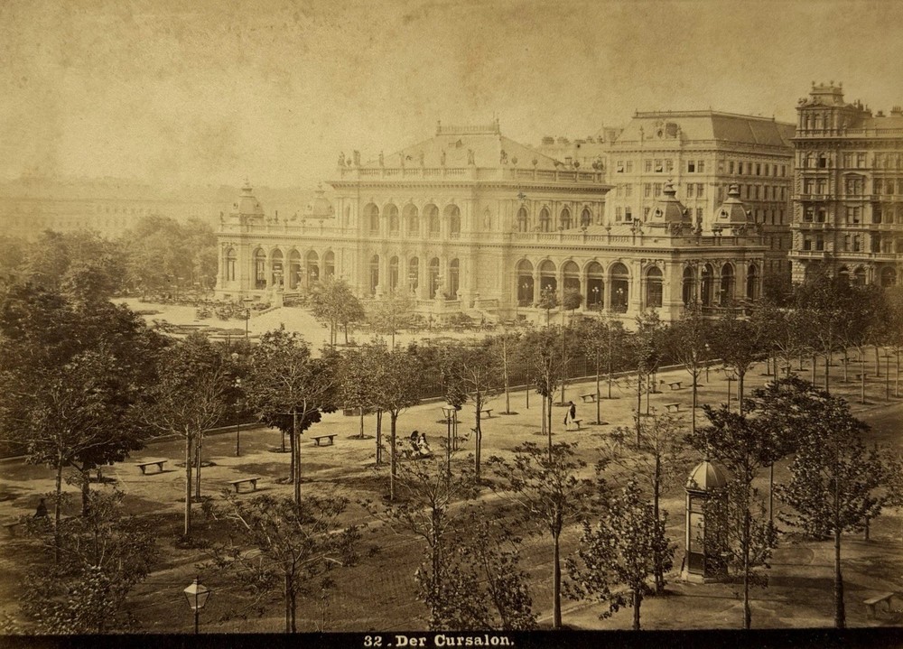 Austria, Vienna, Kursalon Hübner, Stadtpark, Cursalon, Viennese Garden, 1870