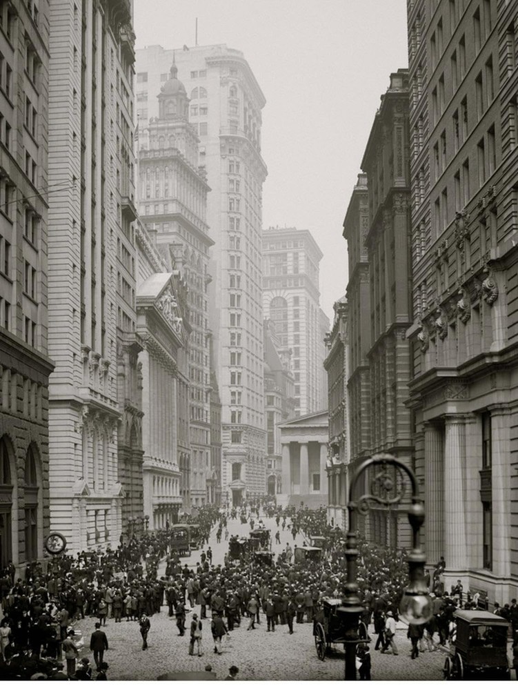 Wall Photo Broad Street, New York City, 12