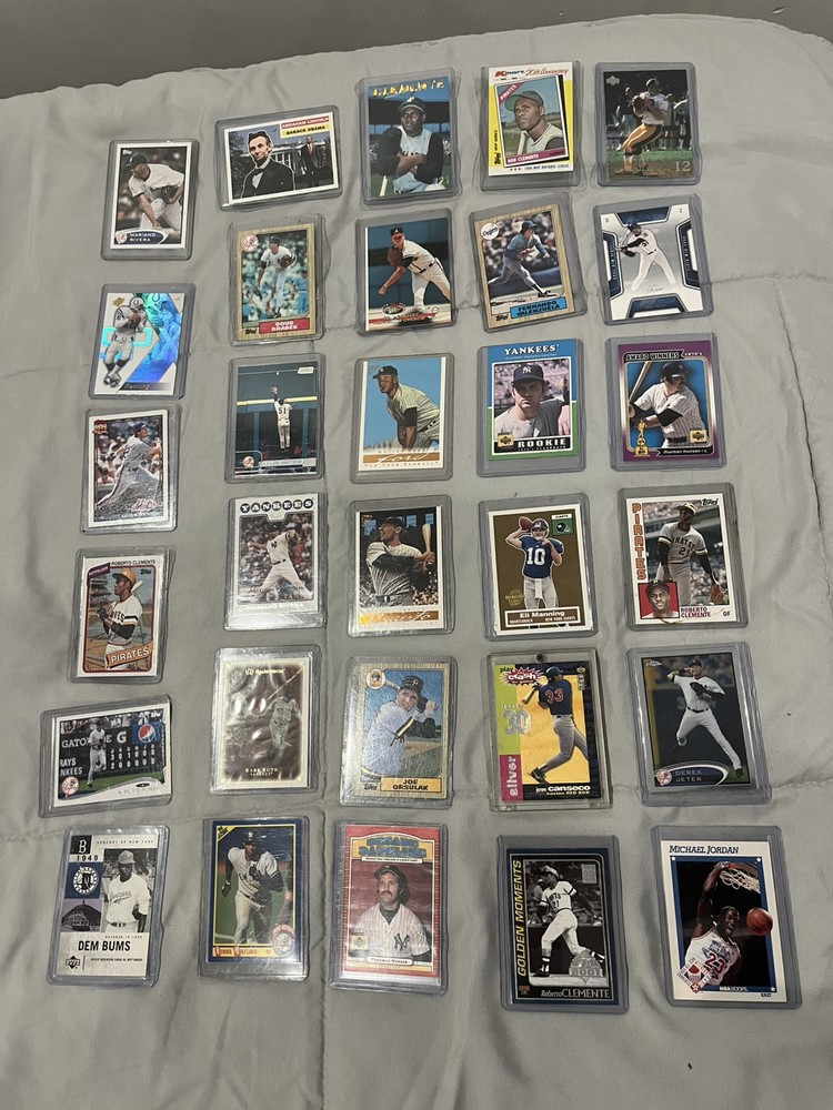 sports trading cards lot collection