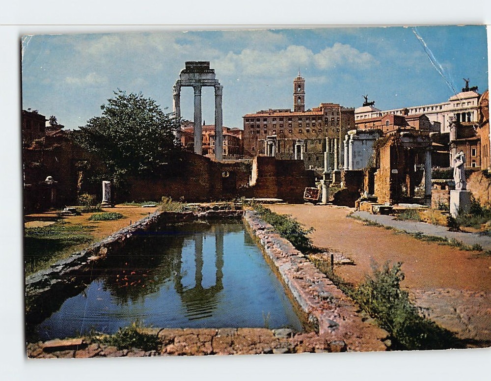 Postcard Roman Forum Rome Italy