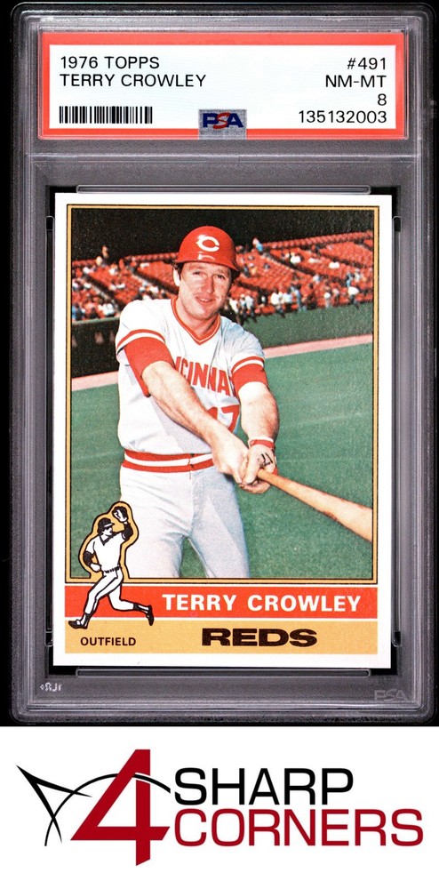 1976 Topps #491 Terry Crowley Reds Psa 84SC is the hobby's first consignment choice on eBay!