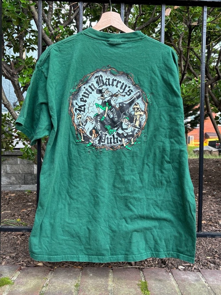 Vintage Kevin Barry's Pub Savannah Georgia Graphic Pocket T-Shirt XL