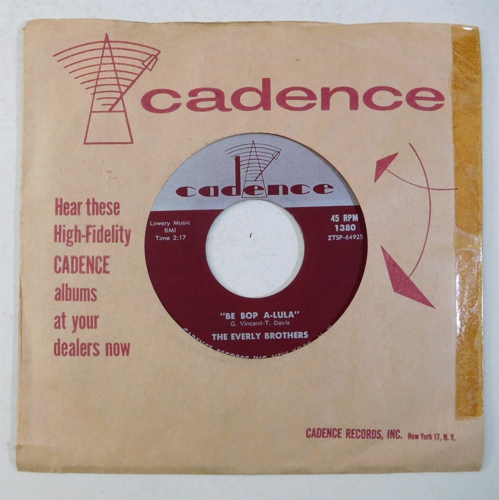 THE EVERLY BROTHERS When Will I Be Loved CADENCE 45