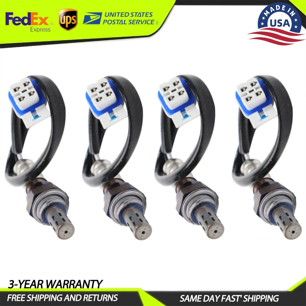 4 Oxygen O2 Sensor For 03-06 Chevy Silverado 1500 4.3L 4.8L Upstream+Downstream