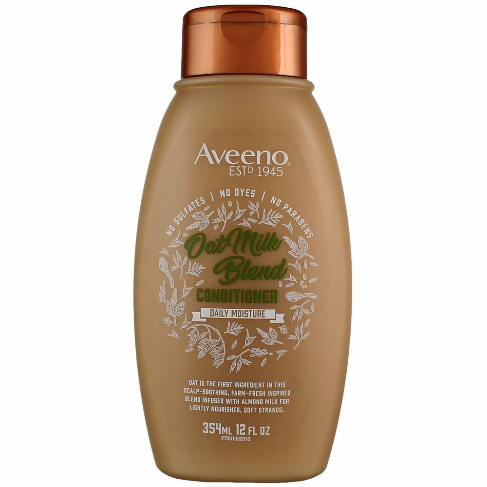 3-Pack Aveeno Oat Milk Blend Daily Moisture Conditioner, 12 fl oz