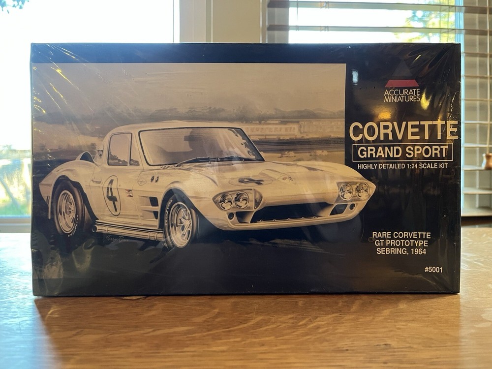 Accurate Miniatures 1/24 Corvette Grand Sport GT Prototype Sebring 1964 SEALED-image