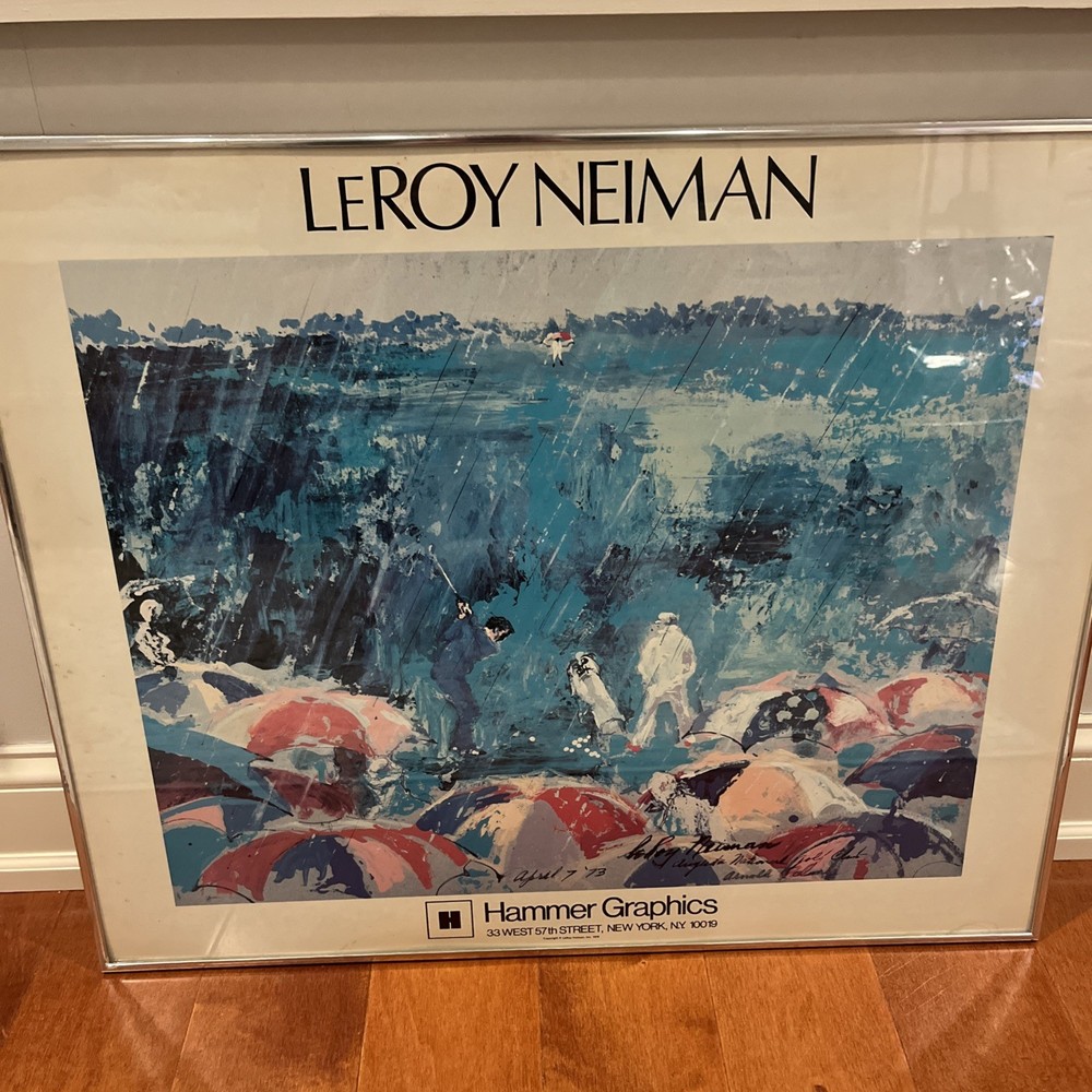 Leroy Neiman Golf Print of Arnold Palmer at Augusta National Golf Club