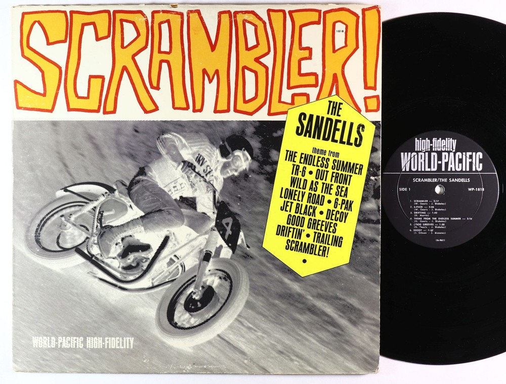 Sandells - Scrambler! LP - World Pacific Black Label Mono DG