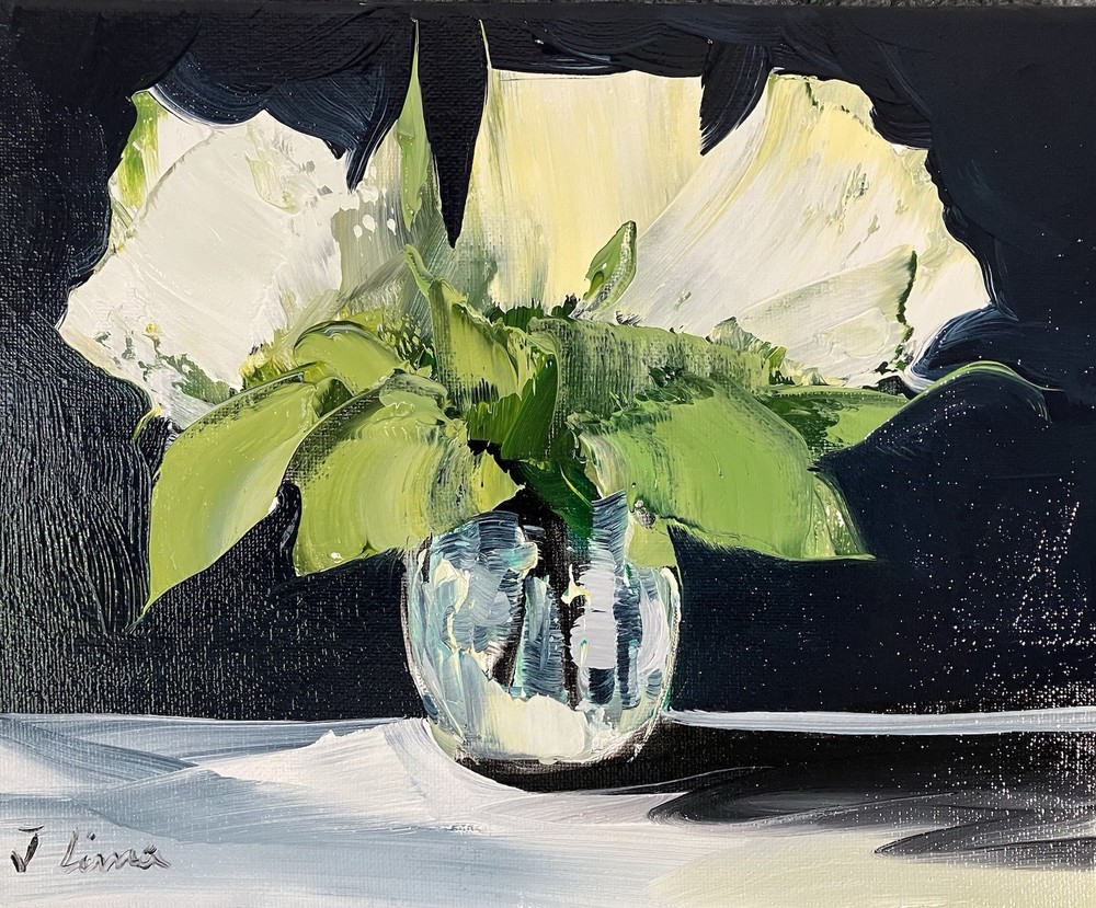 JOSE LIMA OIL PAINTING IMPRESSIONIST  ART COLLECTIBLE 8x10”