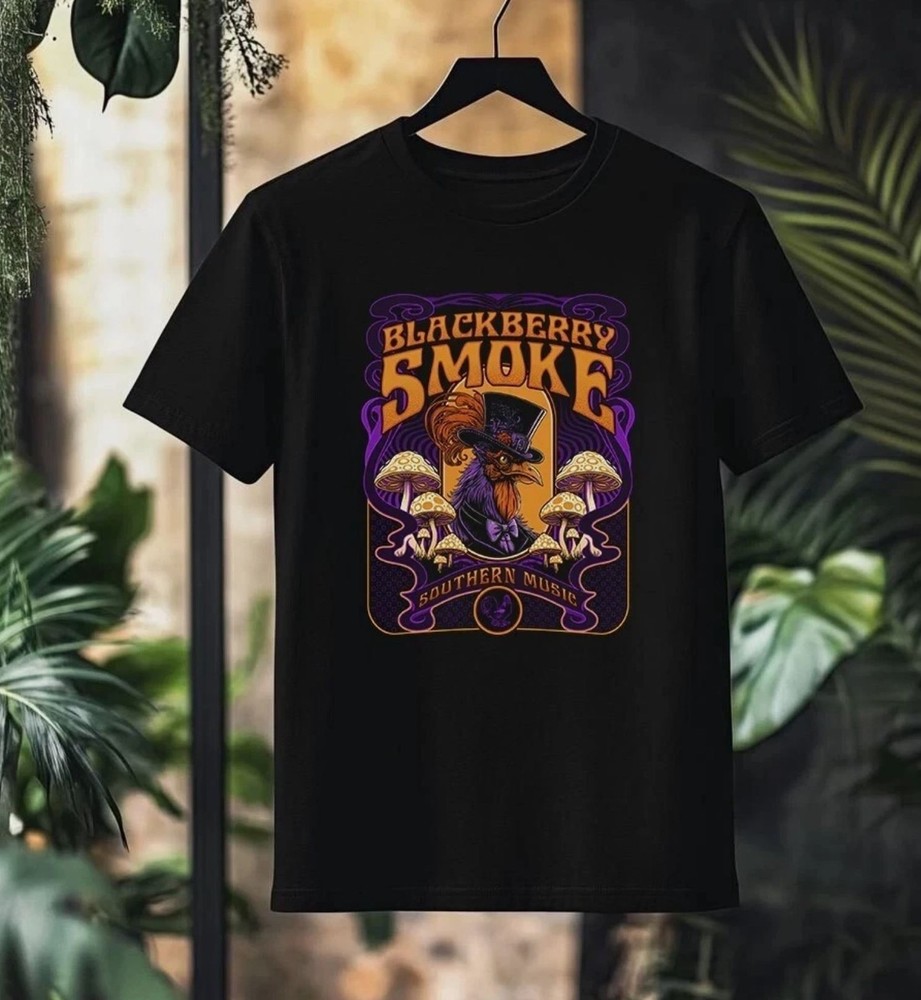 Blackberry Smoke Tour 2025 T-Shirt Official Concert Merch Southern Rock Fan Tee
