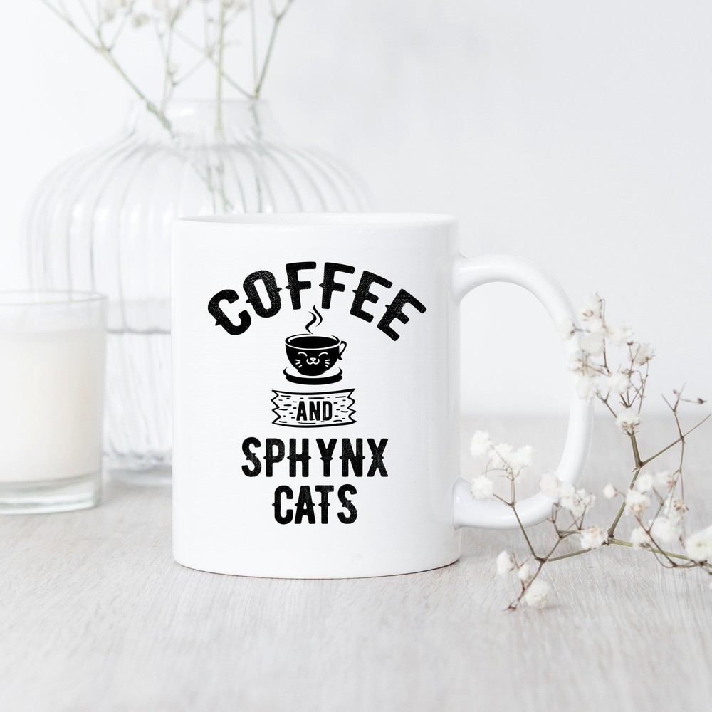 Coffee And Sphynx Cats Mug Sphynx Mug Sphynx Gift Sphynx Cat Lover Sphynx Owner