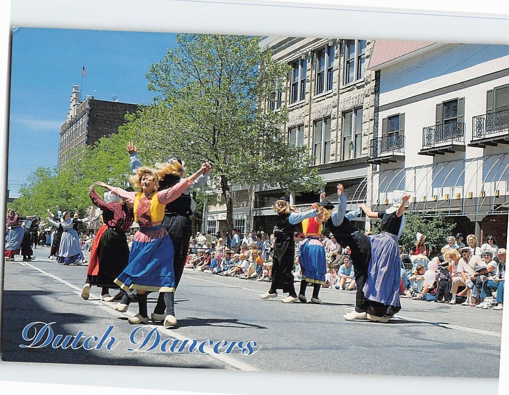 Postcard Dutch Dancers Holland Michigan USA