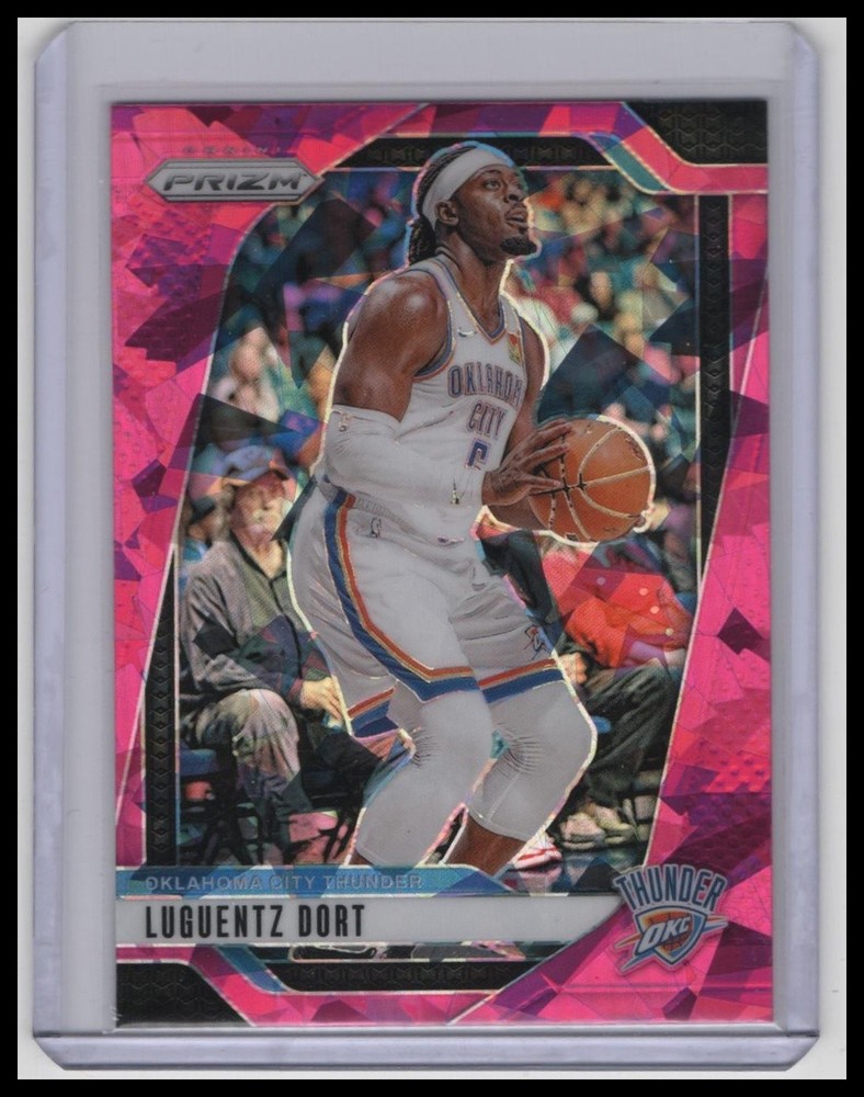 2024-25 Panini Prizm #119 Luguentz Dort Prizms Pink Ice
