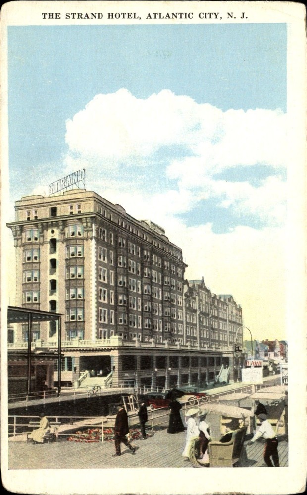Strand Hotel Atlantic City New Jersey NJ boardwalk 1920s