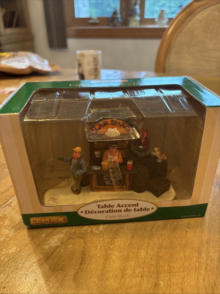 Lemax 814-921 Clam Shack Table Accent for Christmas Village Display-image