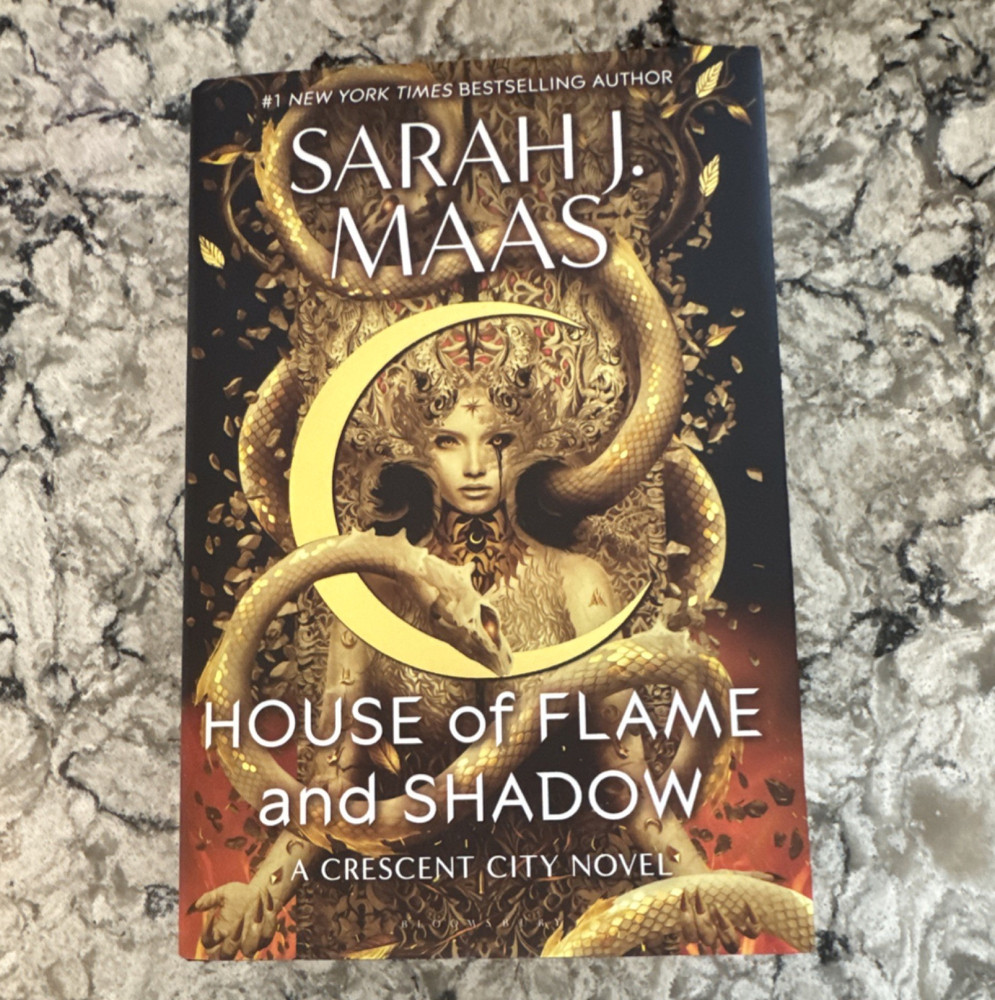 Sarah J. Maas House of Flame and Shadow Hardcover Crescent City w/ Dust Jacket