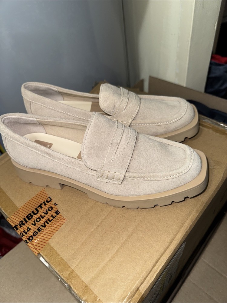 Dolce Vita shoes, Woman's  7.5, Slip On, Suede, Tan, Comfort, Casual