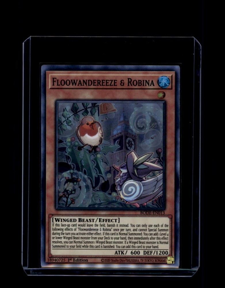 Floowandereeze & Robina BODE-EN013 UR 1st Edition Yu-Gi-Oh Card  