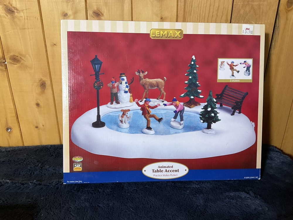 LEMAX Animated Christmas Village Table Decor with Motion Features-image