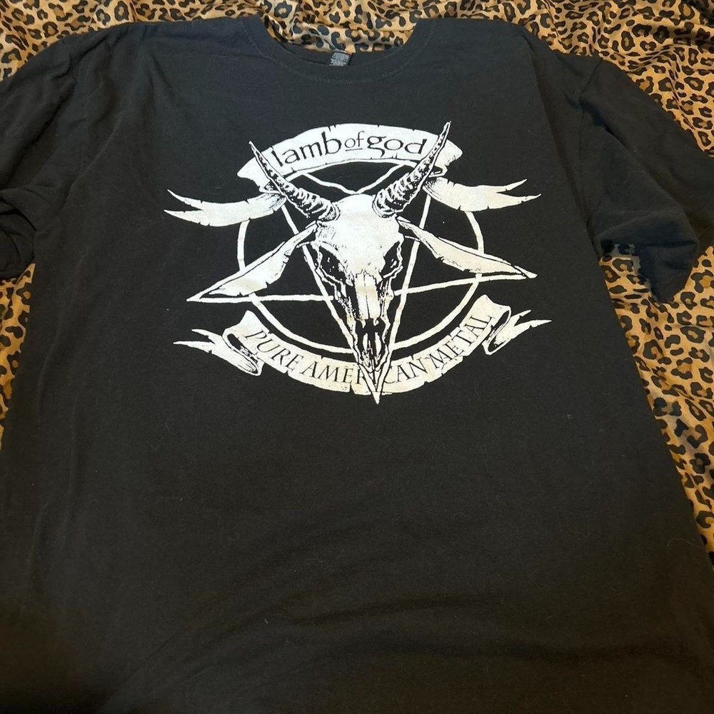 Gildan Shirts Lamb Of God Lamb Pure American Metal Unisex S to 5XL CR617