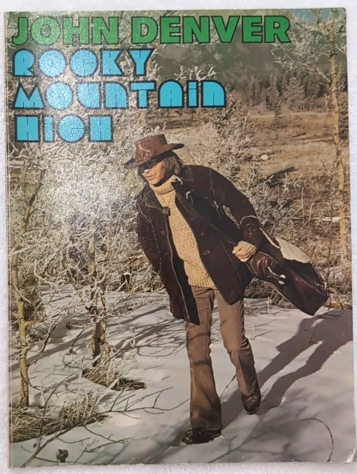 John Denver Rocky Mountain High Songbook 1972 Sheet Music Guitar Vocals Early EX
