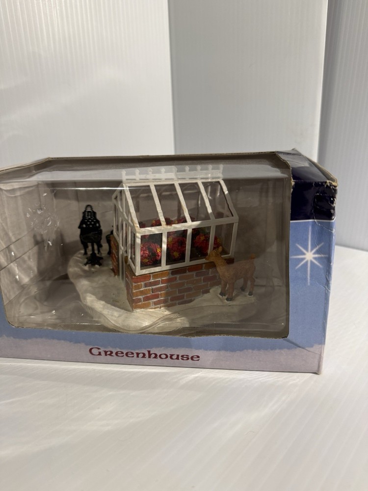 Carole Towne Lemax Village Greenhouse Table Accent Christmas Accessory #034330-image