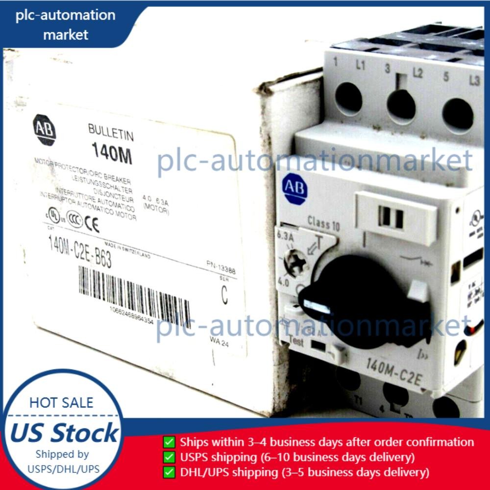 ALLEN BRADLEY 140M-C2E-B63 CIRCUIT BREAKER SERIES C US Free Tax