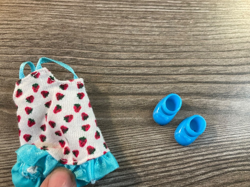 Mattel Barbie Kelly Doll Clothes Dress &  Shoes Set Lot # 39