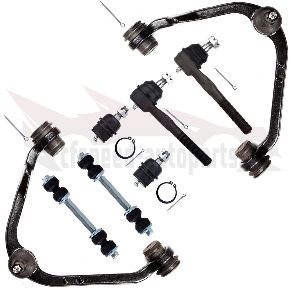 8PCS Upper Control Arm Outer Tie Rod End Kit for 1998-2002 Lincoln Navigator 2WD