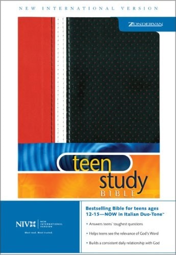 NIV Teen Study Bible (Immitation Leather) by Zondervan, Acceptable Book