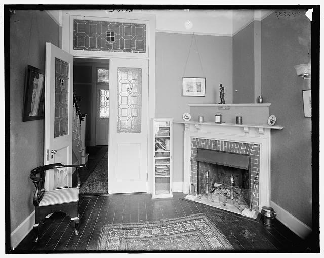Photo:New York City Clubhouse Reception Room 1900s Fireplace Interior