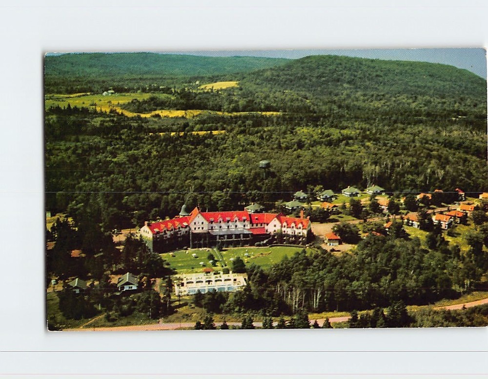 Postcard Aerial View of the Pines Hotel at Digby Nova Scotia Canada