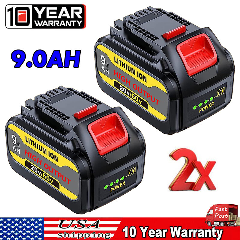 DEWALT DCB6092 20V/60V MAX FLEXVOLT 9.0Ah Battery 2-Pack New