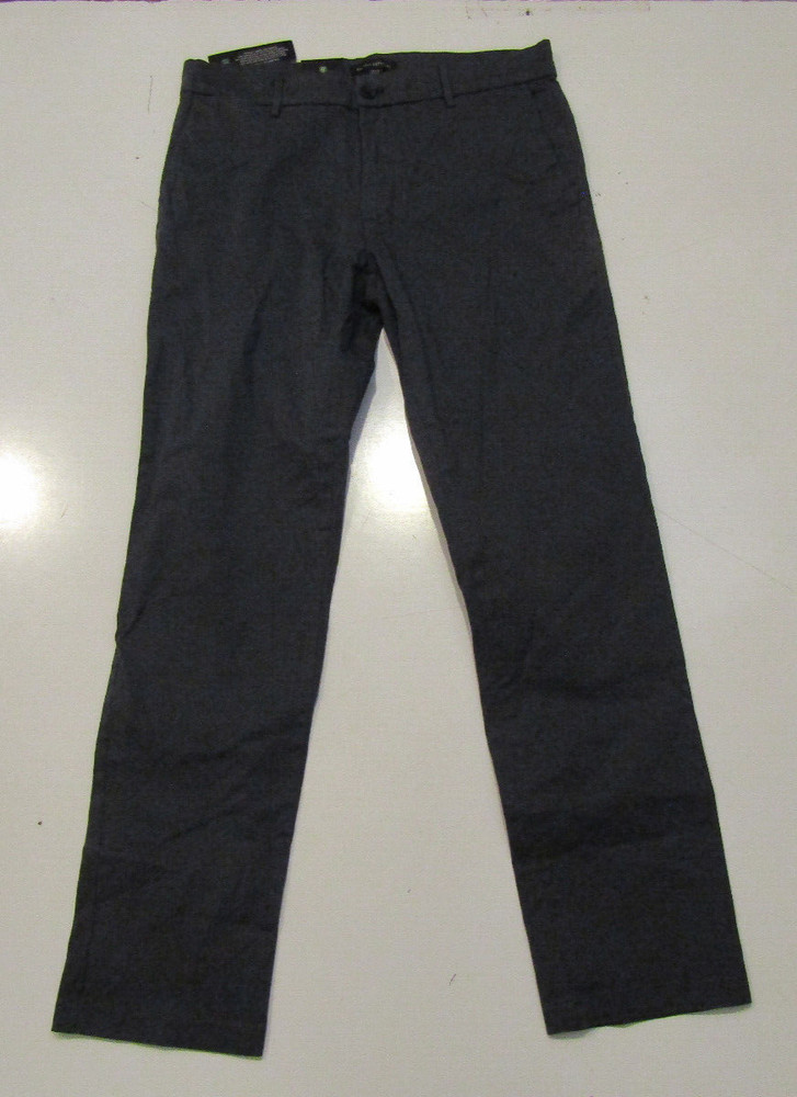 BANANA REPUBLIC Straight Chino Pants Gray 36 W x 29 L NWT Mens