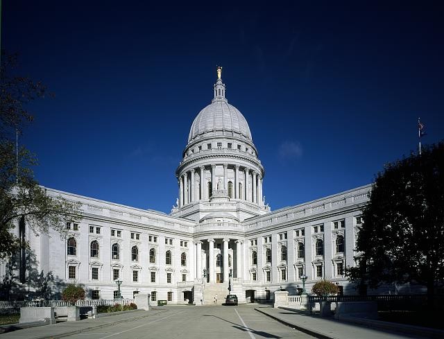 Wisconsin State Capitol,Madison,Wisconsin,WI,Carol Highsmith,America,1980-2006